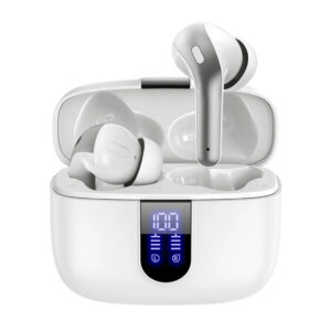 Ultra-Long Life New Smart Noise Cancelling Wireless Earbuds Digital Display Fashion Business Stereo Sound BT5.4 Headphones