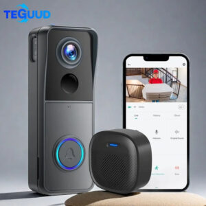 1080P HD Video Doorbell Intercom Night Vision Smart 2-Way Calling Doorbell Camera Waterproof Smart Wireless Door Phone