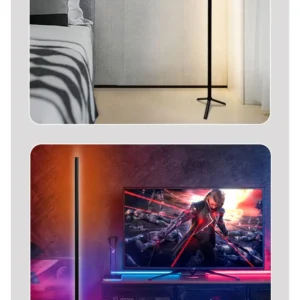 Indoor Home Decor Smart Corner Floor Standing Standard Lamp Lighting Modern Stand Floor Light LED RGB Floor Lamps