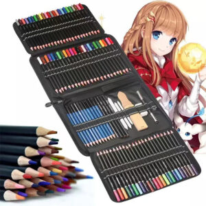 Professional 145pcs Art Set 120-Color Pencil for Drawing with 120 Vibrant Colors