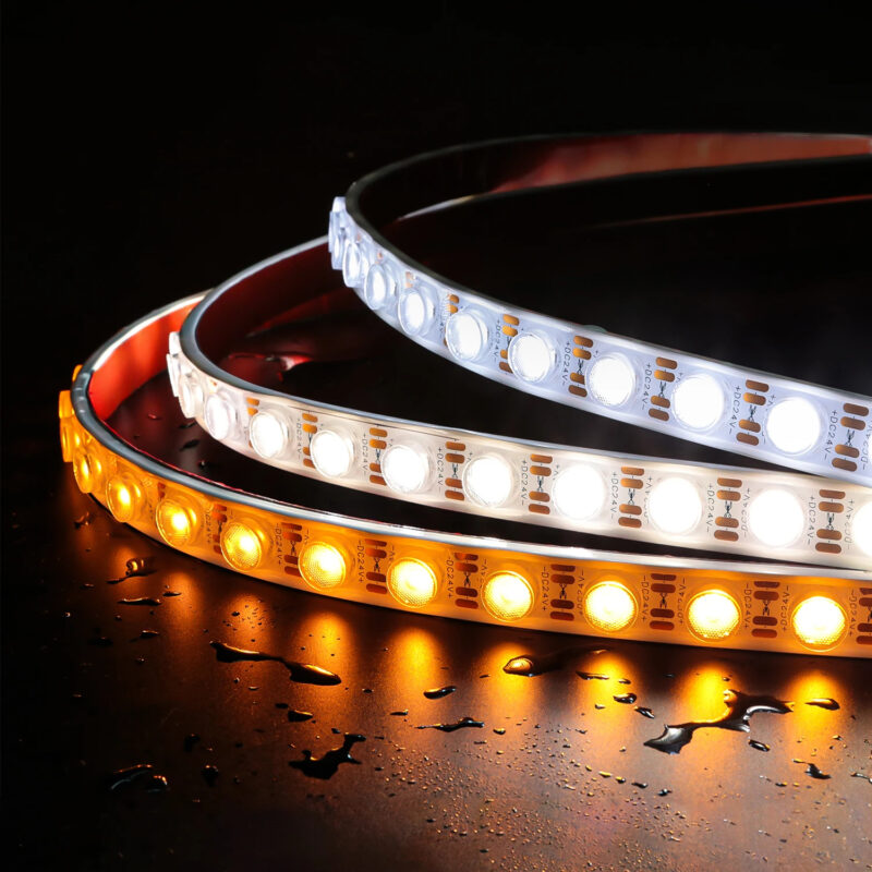 IP66 DC24V Landscape LED Cuttable Flexible Wall Washer with Bendable Lens CRI90 & 2700-6000K Color Temp