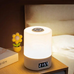 USB Chargeable LED Modern Sleep Lamp Clock Baby Night Light Touch Control Smart Home Product