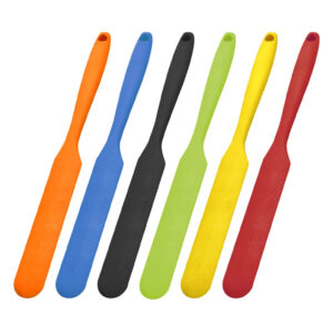 Cake Tool Food Grade Silicone Spatula Heat Resistant Soft One-piece Silicone Long Spatula Cream Long Spatula