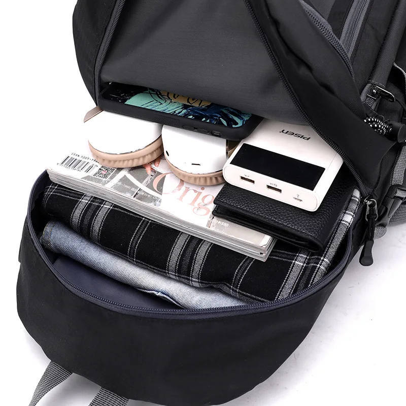 Outdoor Hiking Backpack 40L Large Capacity Lightweight Travel Bag Waterproof Cycling Schoolbags for Men and Women