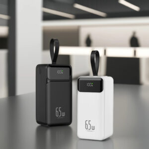 Real Capacity PD65W 50000mAh Power Bank 22.5W USB Outdoor Fast Charger Portable Phone Charger Large 65W Output Aluminum