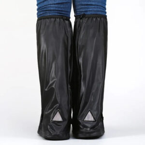 Foldable Custom Long Pattern Rainboots Portable Plastic Shoe Lightweight Outdoor Unisex Waterproof Raincoat Rain Boots Cover