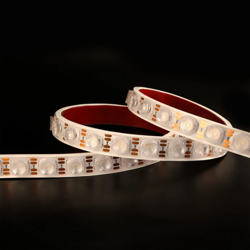 IP66 DC24V Landscape LED Cuttable Flexible Wall Washer with Bendable Lens CRI90 & 2700-6000K Color Temp