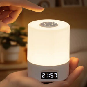 USB Chargeable LED Modern Sleep Lamp Clock Baby Night Light Touch Control Smart Home Product