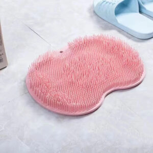 Hot Sale Bath Brush Dead Skin Massage Body With Suction Non Slip Pink Color Silicone Feet Cleaner Shower Foot Massage
