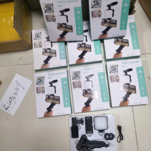 AY-49 Video-Making Kit Camera Phone Octopus Tripod Video Kit Led Light Microphone Tripod Hands Video Lighting Kit Selfie Stick