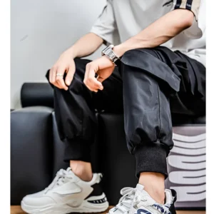 Spring and Autumn Men's New Breathable High Top Men's Trendy Versatile Thick Bottom Casual Student Sports Shoes