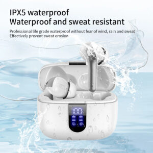 Ultra-Long Life New Smart Noise Cancelling Wireless Earbuds Digital Display Fashion Business Stereo Sound BT5.4 Headphones