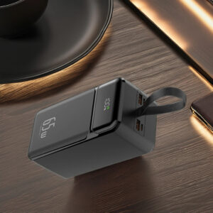 Real Capacity PD65W 50000mAh Power Bank 22.5W USB Outdoor Fast Charger Portable Phone Charger Large 65W Output Aluminum