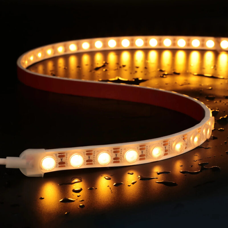 IP66 DC24V Landscape LED Cuttable Flexible Wall Washer with Bendable Lens CRI90 & 2700-6000K Color Temp