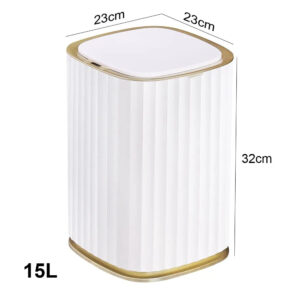 Automatic Waste Bins with Sensor for Indoor Household Waterproof Bathroom Dustbin Smart Home Products Smart Trash Can
