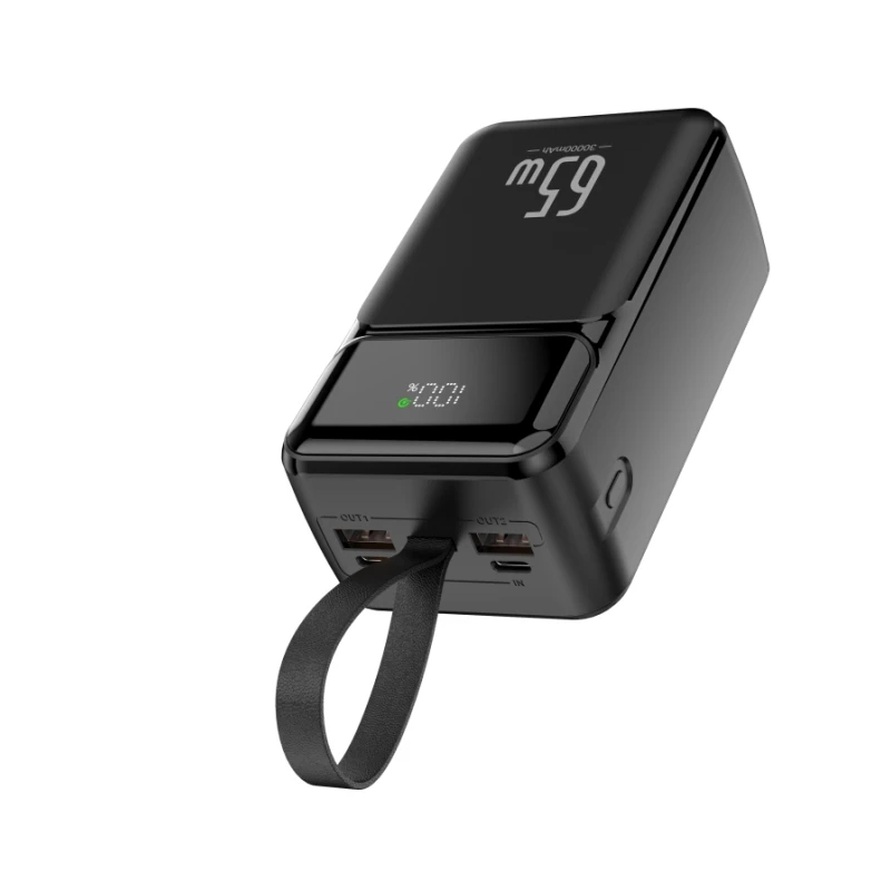 Real Capacity PD65W 50000mAh Power Bank 22.5W USB Outdoor Fast Charger Portable Phone Charger Large 65W Output Aluminum