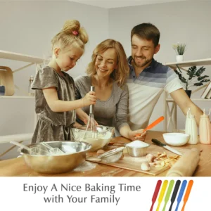 Cake Tool Food Grade Silicone Spatula Heat Resistant Soft One-piece Silicone Long Spatula Cream Long Spatula