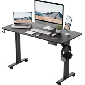 Fast Lift Electric Height Adjustable Desk — Customizable Single-Motor Ergonomic Standing Desk for Home & Office