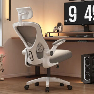 Wholesale Luxury Ergonomic Swivel Office Chair — Adjustable Mesh Fabric Computer Chair with Headrest, Lumbar Support & Modern Rocking Design