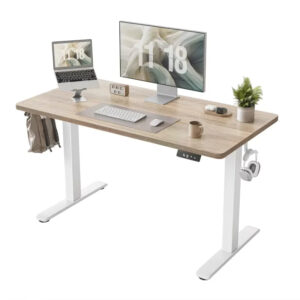 Fast Lift Electric Height Adjustable Desk — Customizable Single-Motor Ergonomic Standing Desk for Home & Office