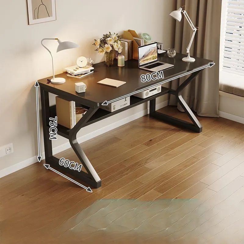 Custom Large Computer Racing RGB Light Gamer Table and Chair Set for Office Gaming Desk With LED