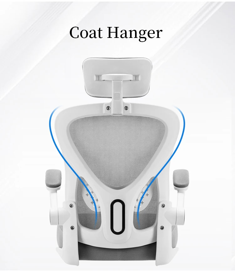 Wholesale Luxury Ergonomic Swivel Office Chair — Adjustable Mesh Fabric Computer Chair with Headrest, Lumbar Support & Modern Rocking Design