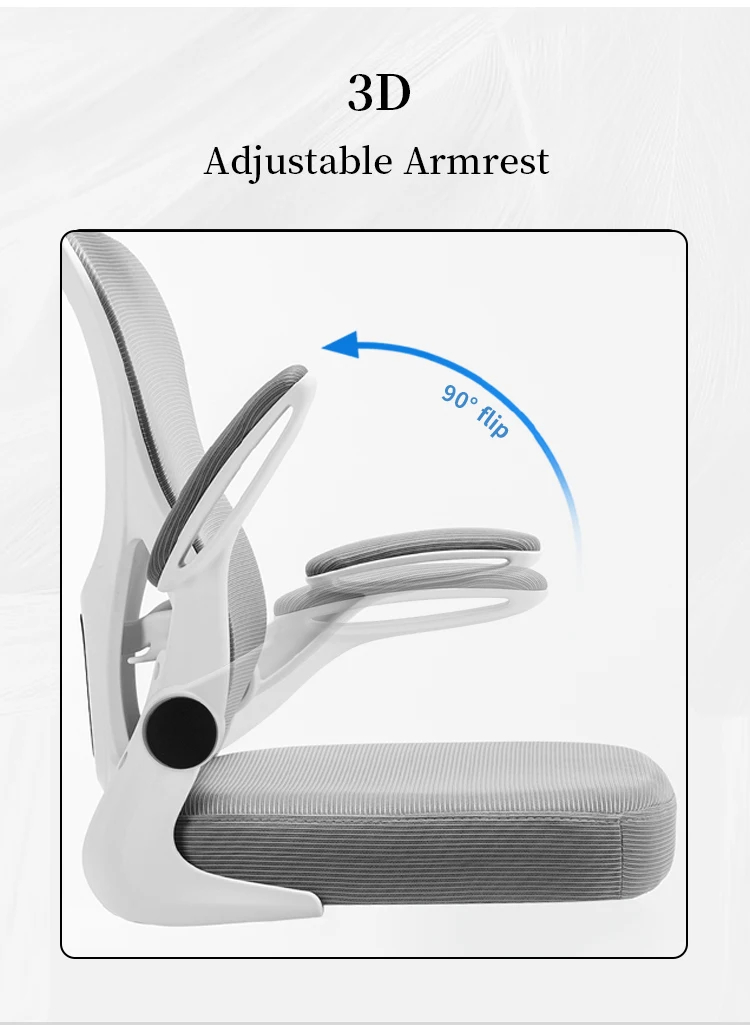 Wholesale Luxury Ergonomic Swivel Office Chair — Adjustable Mesh Fabric Computer Chair with Headrest, Lumbar Support & Modern Rocking Design