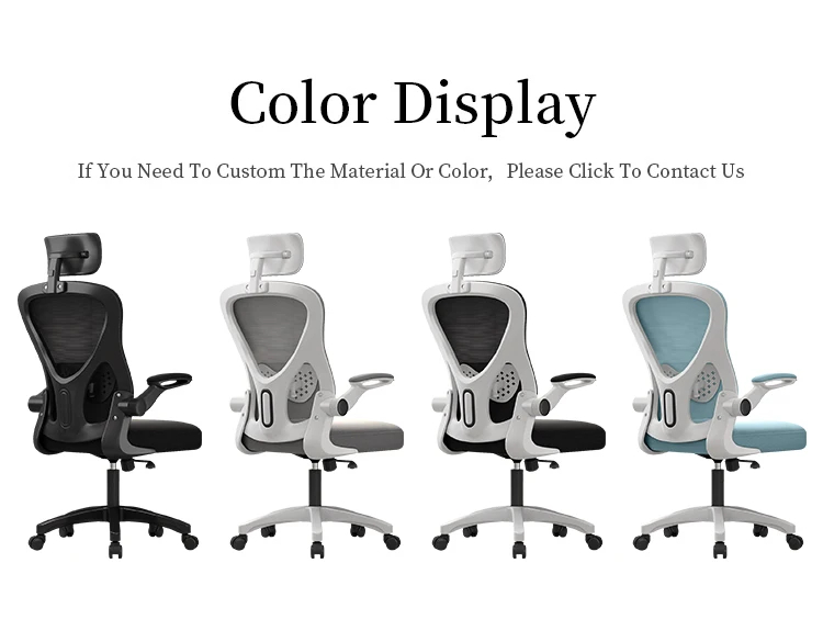 Wholesale Luxury Ergonomic Swivel Office Chair — Adjustable Mesh Fabric Computer Chair with Headrest, Lumbar Support & Modern Rocking Design